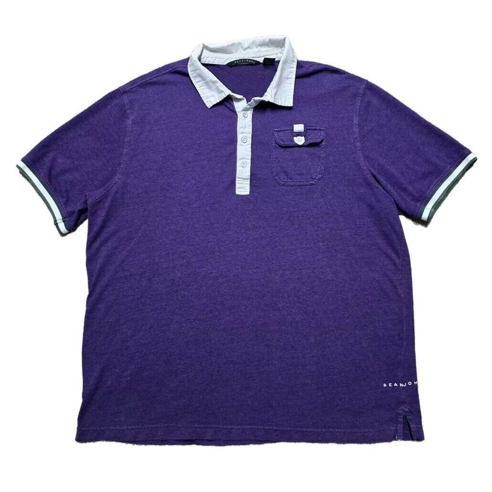 Sean John Designer Polo Shirt Purple Mens Large